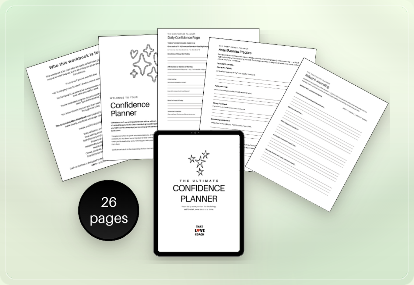Confidence Planner product preview