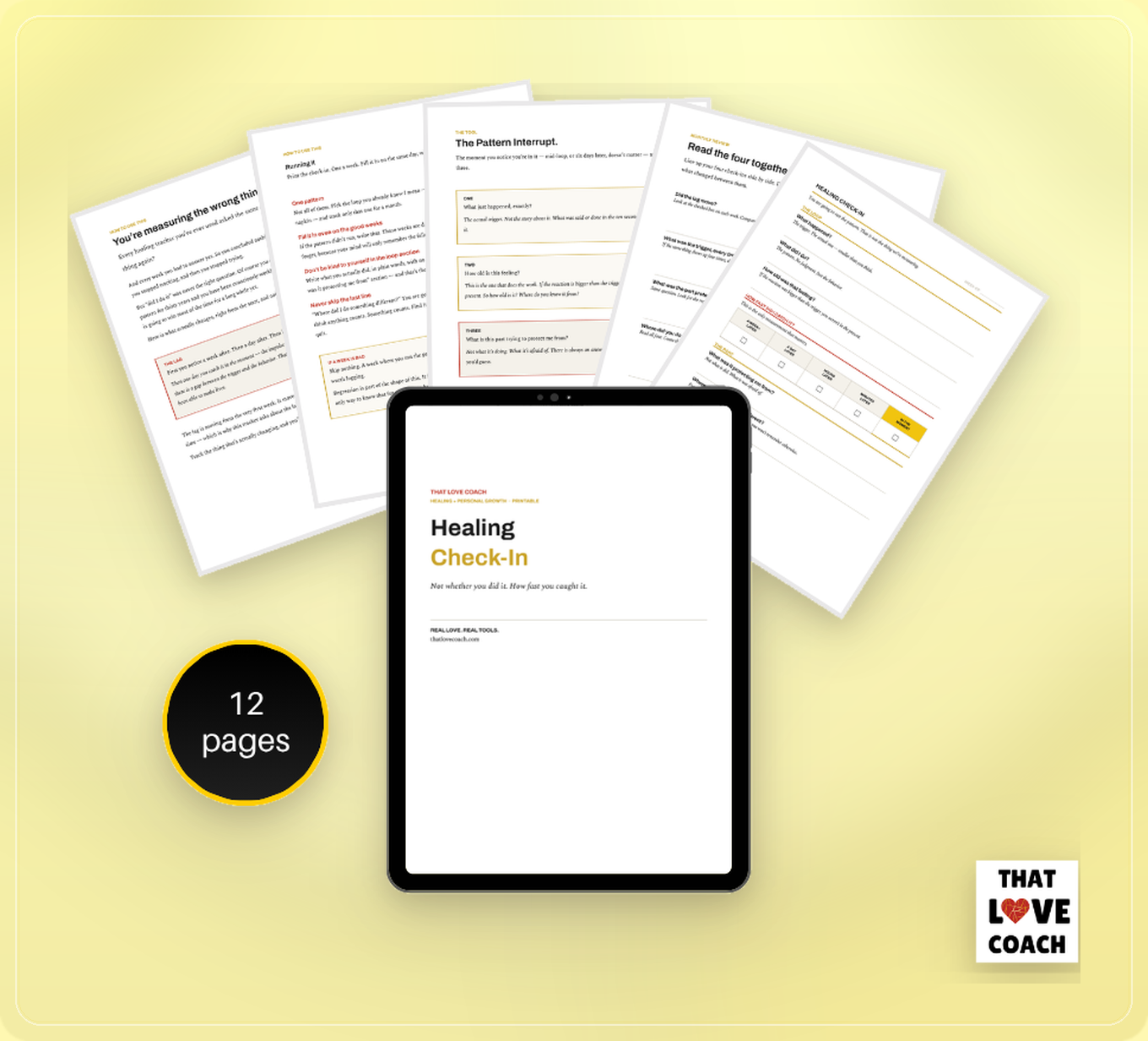 Healing Check-In product preview