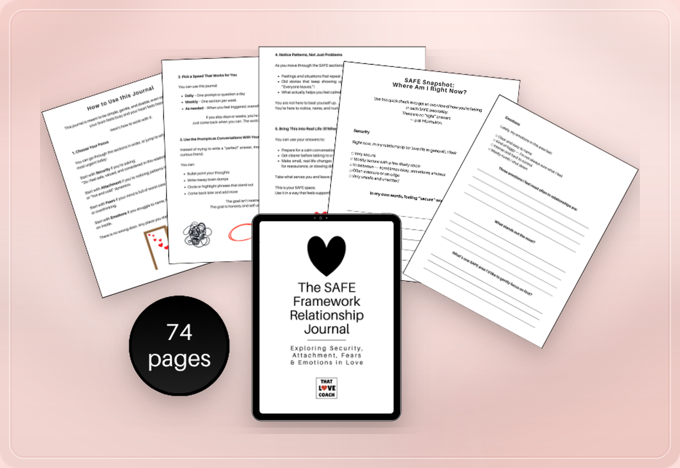 The SAFE Framework Relationship Journal product preview