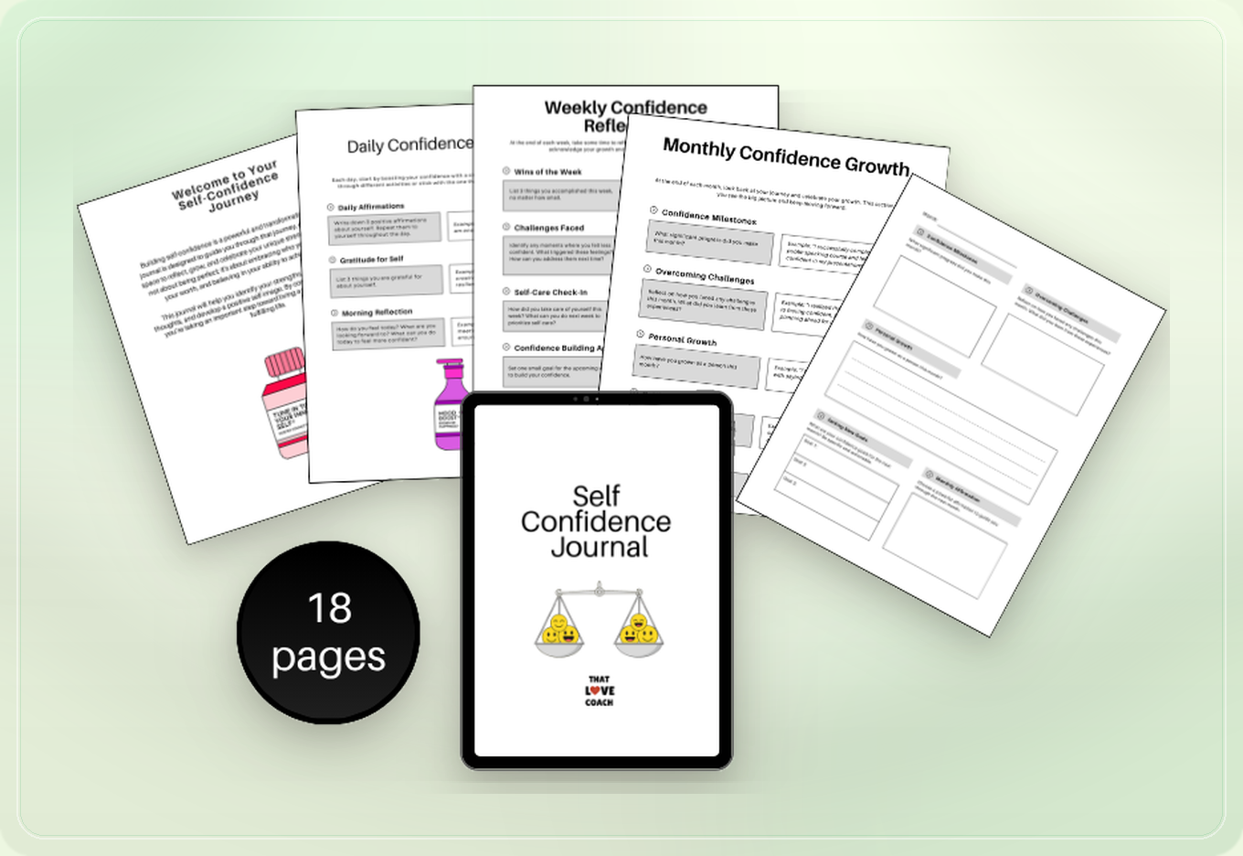 Self-Confidence Journal product preview